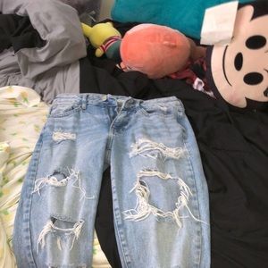 Pac sun ripped mom jeans